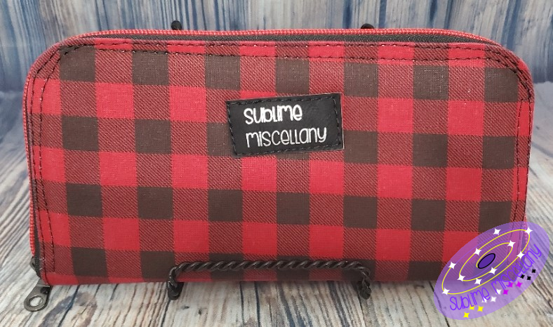 Buffalo Plaid Classic Zip Around Wallet